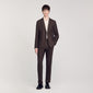 Formal Suit Jacket Brown