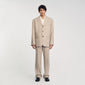 Oversize Blazer Chine Oversize Blazer Chine Beige