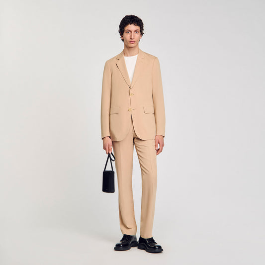 Formal Linen Suit Jacket Nut