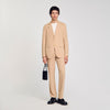  Formal Linen Suit Jacket Nut