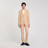 Formal Linen Suit Jacket Nut
