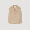  Formal Linen Suit Jacket Nut