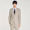 Formal Wool Suit Jacket Aluminum