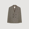 Tweed Suit Double-Breasted Suit Jacket String Chine
