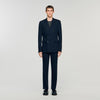 New Croise Double-breasted suit jacket Navy Blue