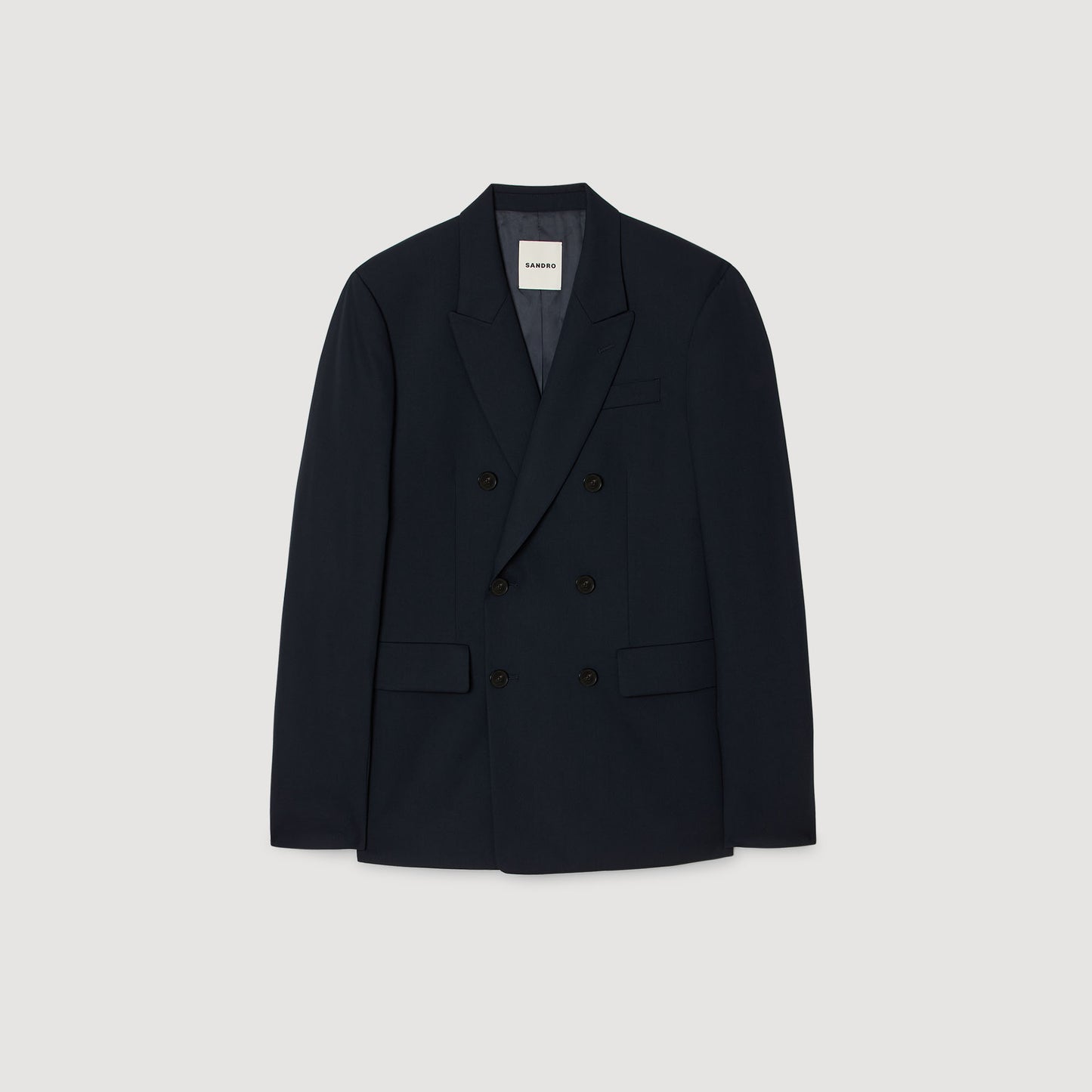 New Croise Double-breasted suit jacket Navy Blue
