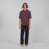 Jacquard Cross Shirt Mc Square Cross loose-fit shirt Chocolate