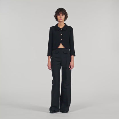 Monceau Pocketed trousers Black