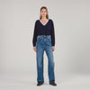 Gaspard Wool And Cashmere Jumper Navy Blue
