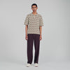 Terry Rope Shirt Rope Jacquard Cardigan Shirt Butter Cream