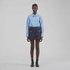 Oliva Decorative tweed shorts Blue