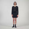 Paloma 2-in-1 tweed jacket Black