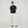 Retro Ss Polo Logo Polo Shirt BLACK