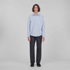 Hamptons Shirt Striped cotton shirt Sky Blue / White
