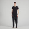 Two Tone Patch T Shirt Black