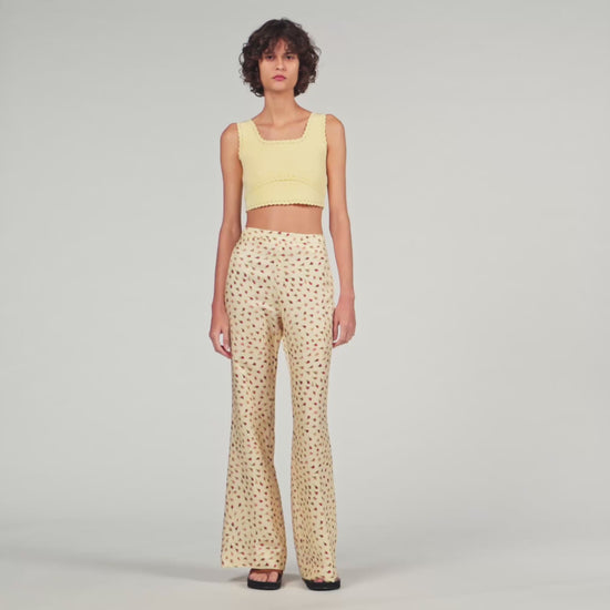 Floral Trousers Butter Pink