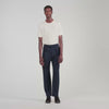Gerard Pants Flannel Wide-leg wool trousers Navy Blue
