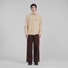Flannel Pocket Shirt Flannel Shirt Beige