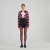 Servane Tailored Flounced Shorts Black