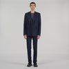 New Croise Double-breasted suit jacket Navy Blue