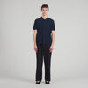 Openwork Shirt Navy Blue