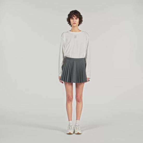 Ezrane T-Shirt With Embroidery White