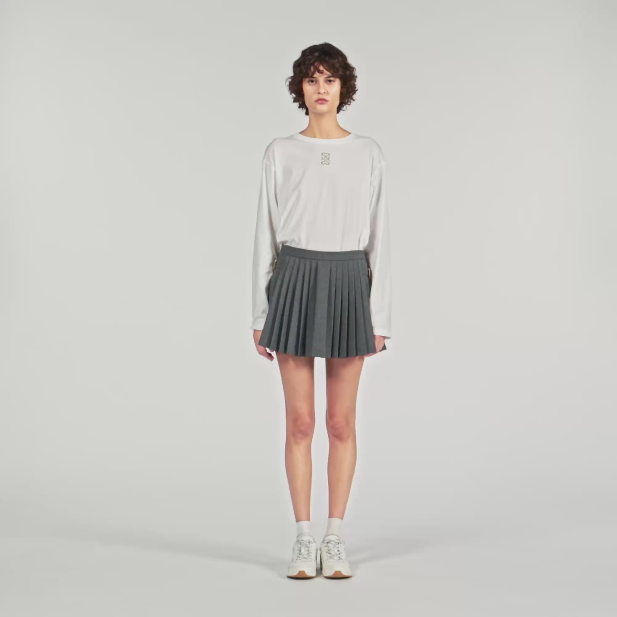 Ezrane T-Shirt With Embroidery White