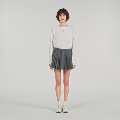 Ezrane T-Shirt With Embroidery White