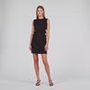 Aurore Short Dress With Cutouts Black