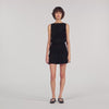 Orea Short Two-Tone Skirt Black