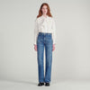 Ambra Silk Lavallière Shirt Ecru