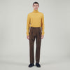 Gerard Pants Wool Wide-leg wool trousers Tabac Fonce
