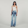 Vest Top With Rhinestones White