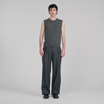 Tank Cashmere Cashmere Vest Top Heather Charcoal