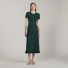 Orianne Pointelle knit maxi dress Green
