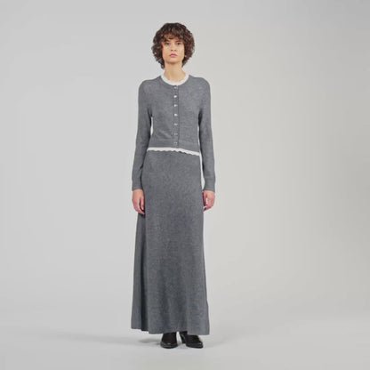 Henrietta 2-in-1 maxi dress Grey