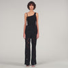 Asymmetric Knit Jumper Black