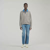 Hayden 2-in-1 zip cardigan Grey