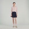 Cassidie Cropped Cashmere Wool Cardigan Light Pink