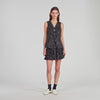 Jaime Sequinned Striped Jacket Black / White