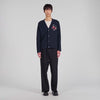 Horse Cardigan Long-Sleeved Embroidered Cardigan Midnight Blue