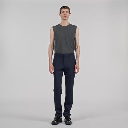 New Croise Wide-leg suit trousers Navy Blue