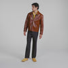 Alessandro Jacket Leather jacket Camel