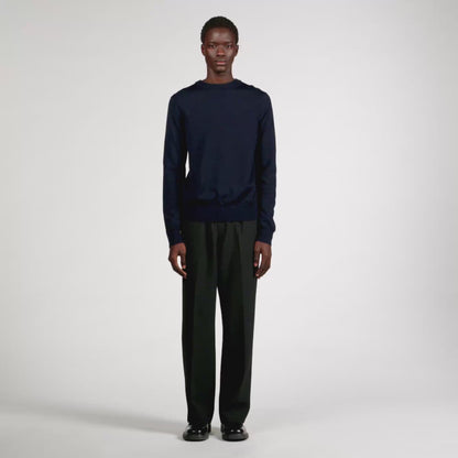 Crew Merinos Wool jumper Navy Blue