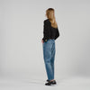 Jillora Ruffled Tweed Jacket Black