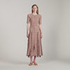 Pietrarosa Sparkling knit maxi dress Nude