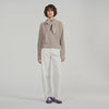Amara 2-in-1 wool and cashmere jumper Taupe