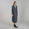Evan  Longline Coat Dark Grey