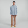 Oversize Plain Shirt Oversized cotton shirt Blue Grey