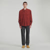 Thread Shirt Shirt with velvet flocking Burnt Orange